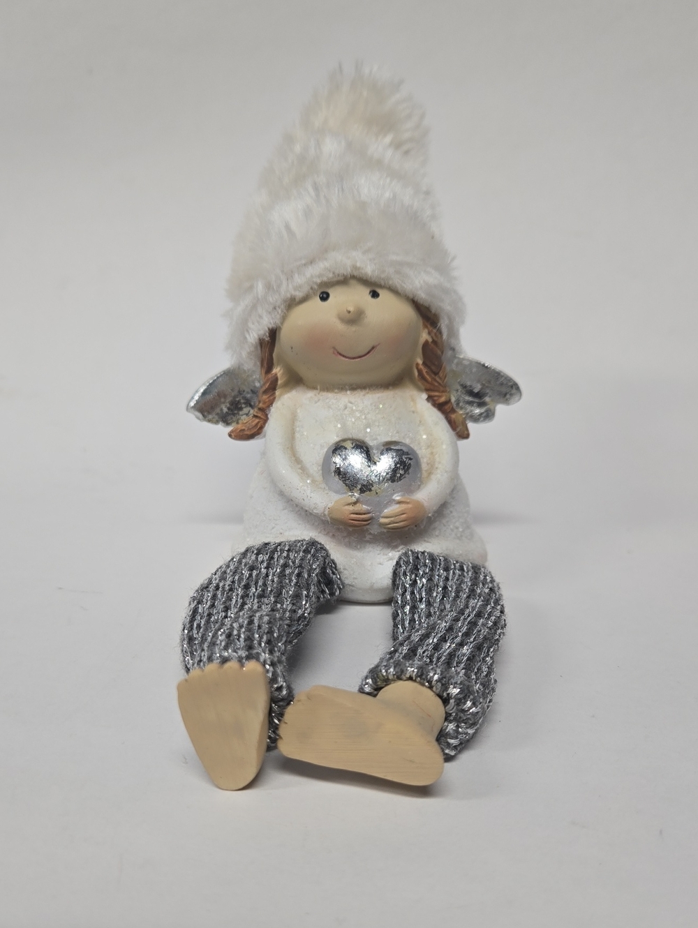 🎅🎅🎅Boltze Gruppe GmbH Angel Figure For Shelf EUC 4.5"x3.5"